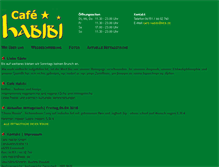 Tablet Screenshot of cafe-habibi.de